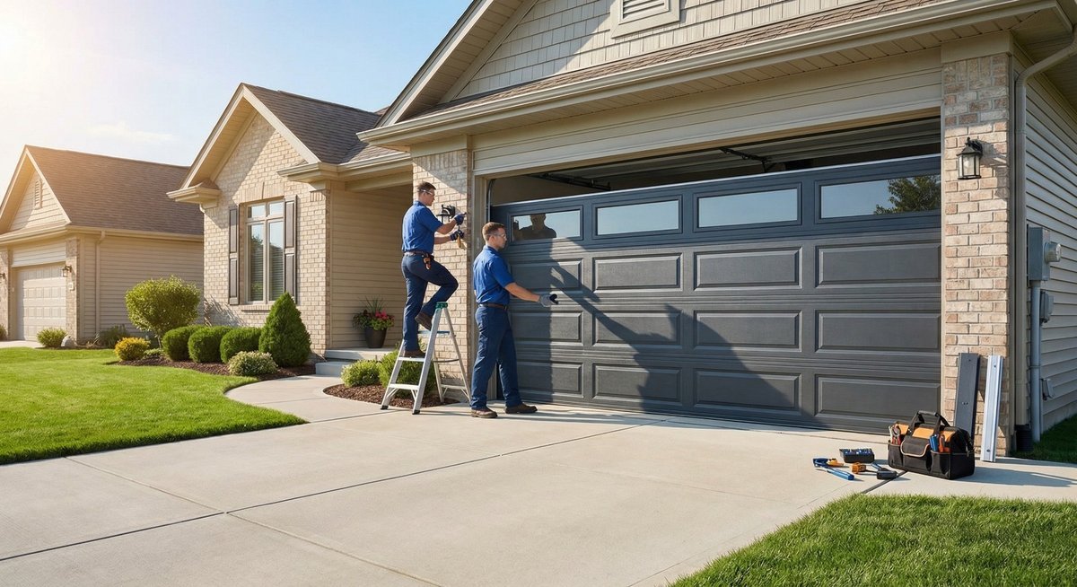 Garage door repair work, gallery photo 11
